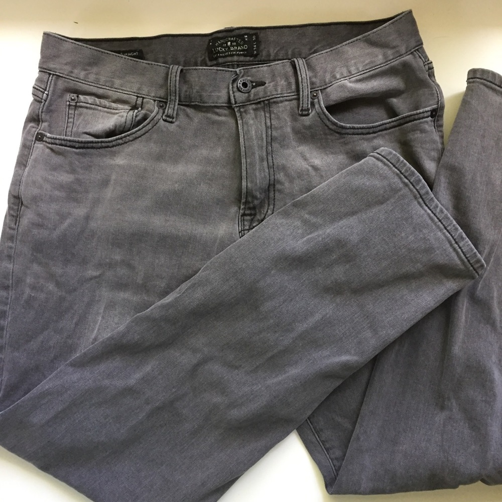 Lucky Brand Gray Original Straight 221 Jeans